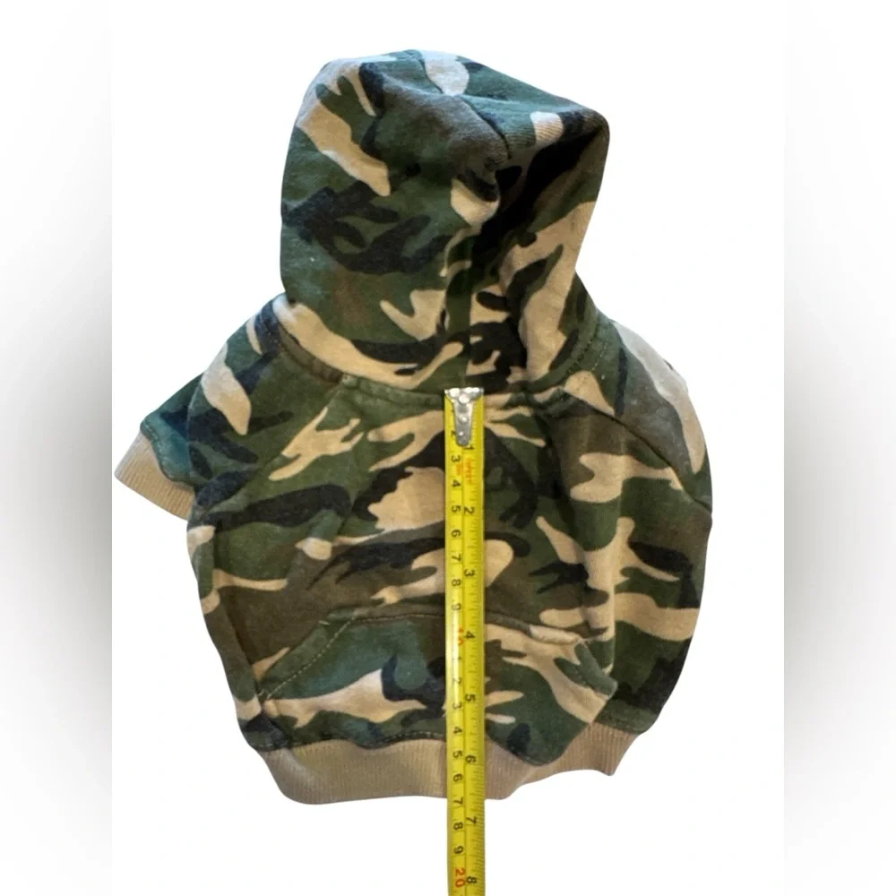 Casual Canine Camo Dog Fleece Hoodie